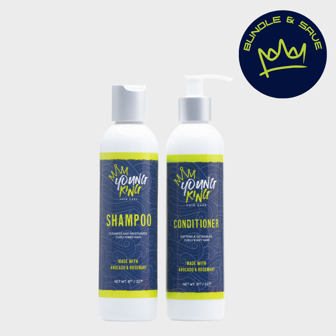 Crown Wash Set Bundle - Young King Hair Care