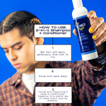 2-in-1 Shampoo & Conditioner - Young King Hair Care