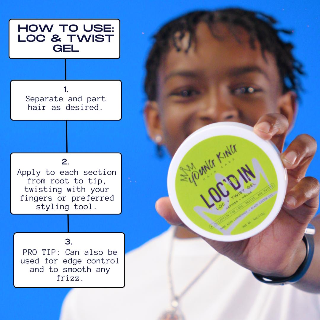 LOC'D IN Loc + Twist Gel - Young King Hair Care